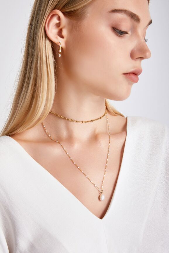 Marc Mirren freshwater pearls & charms
