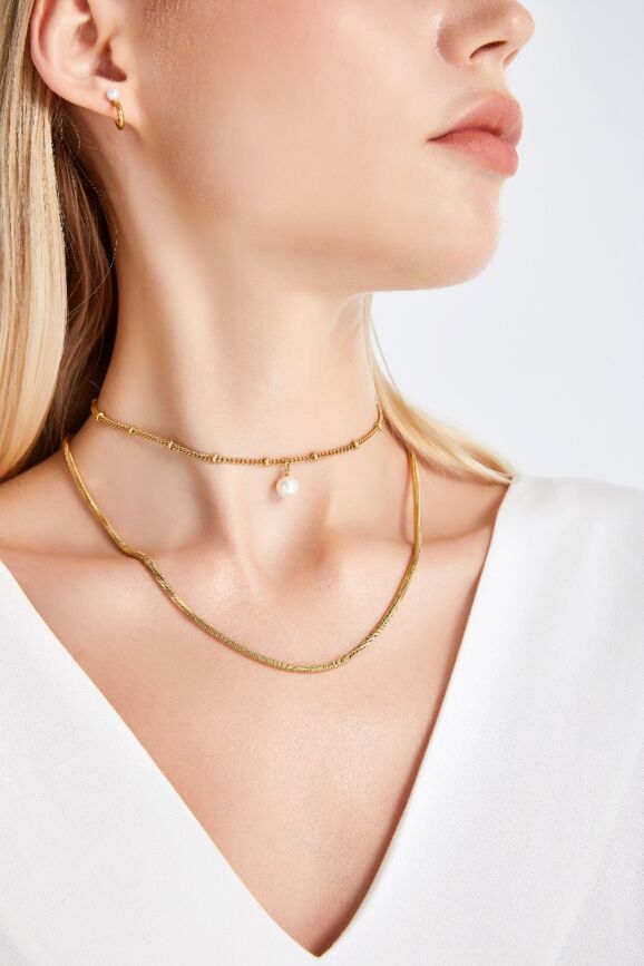 Flat snake chain