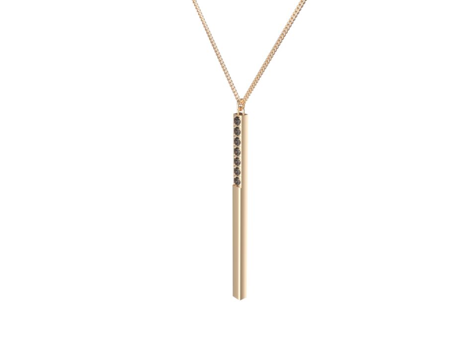 Linnea black necklace