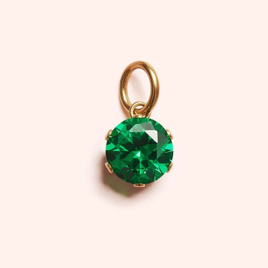 May Birthstone Charm