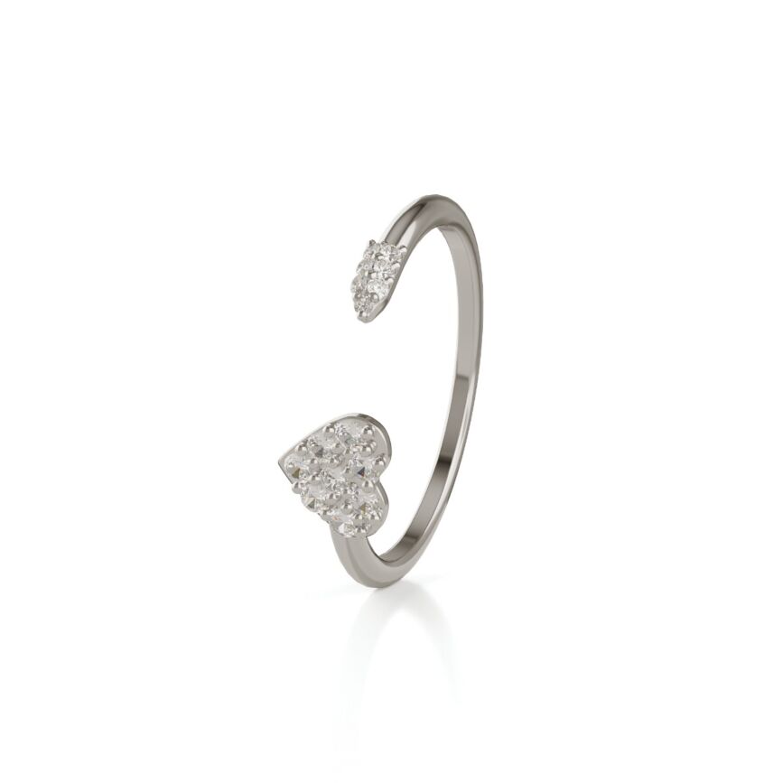 Trilogy Heart ring
