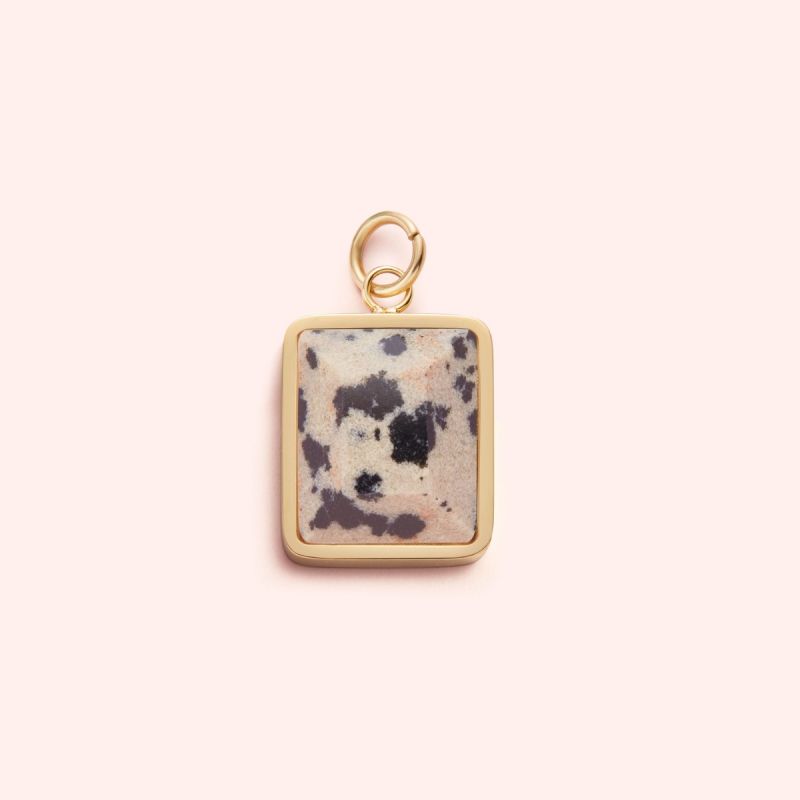 Dalmatian Jasper charm