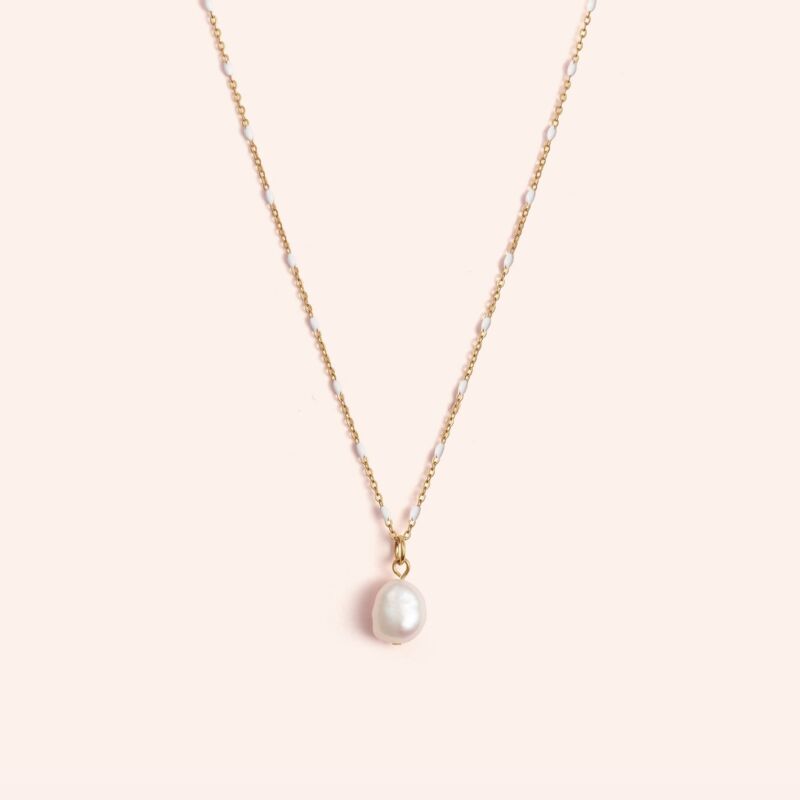 Luna Pearl Drop項鍊