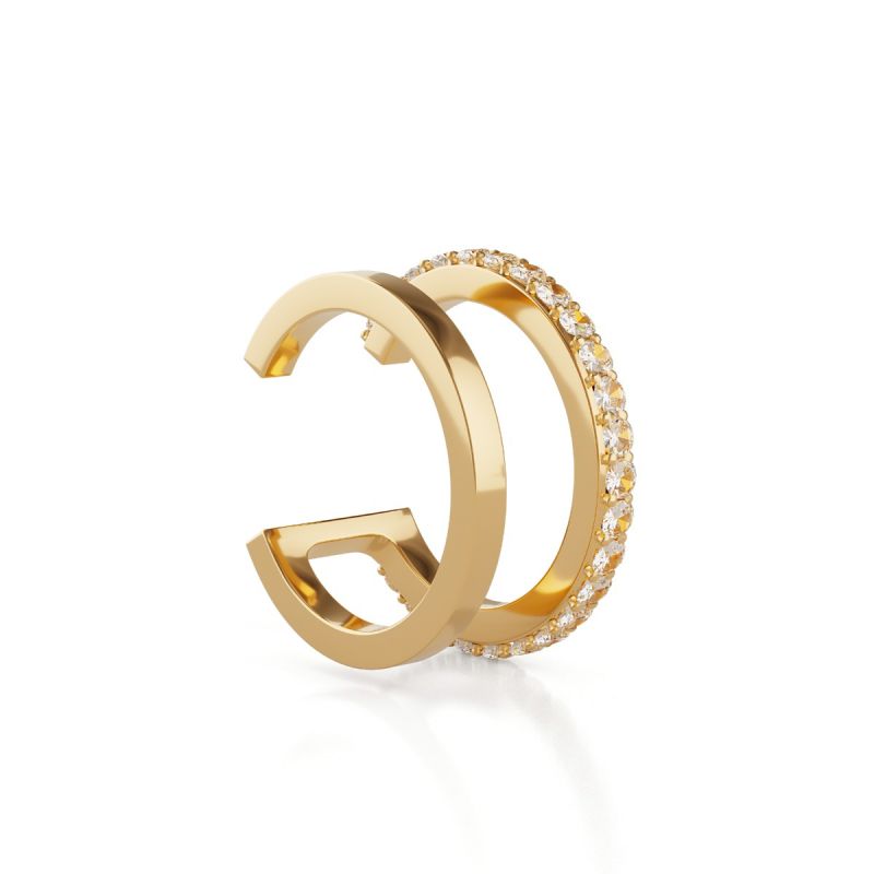 Alva Double Band ear cuff