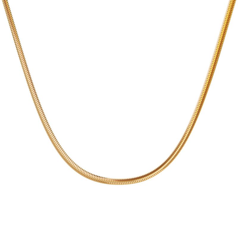 Flat snake chain