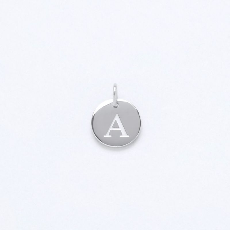 Steel Letter Charm