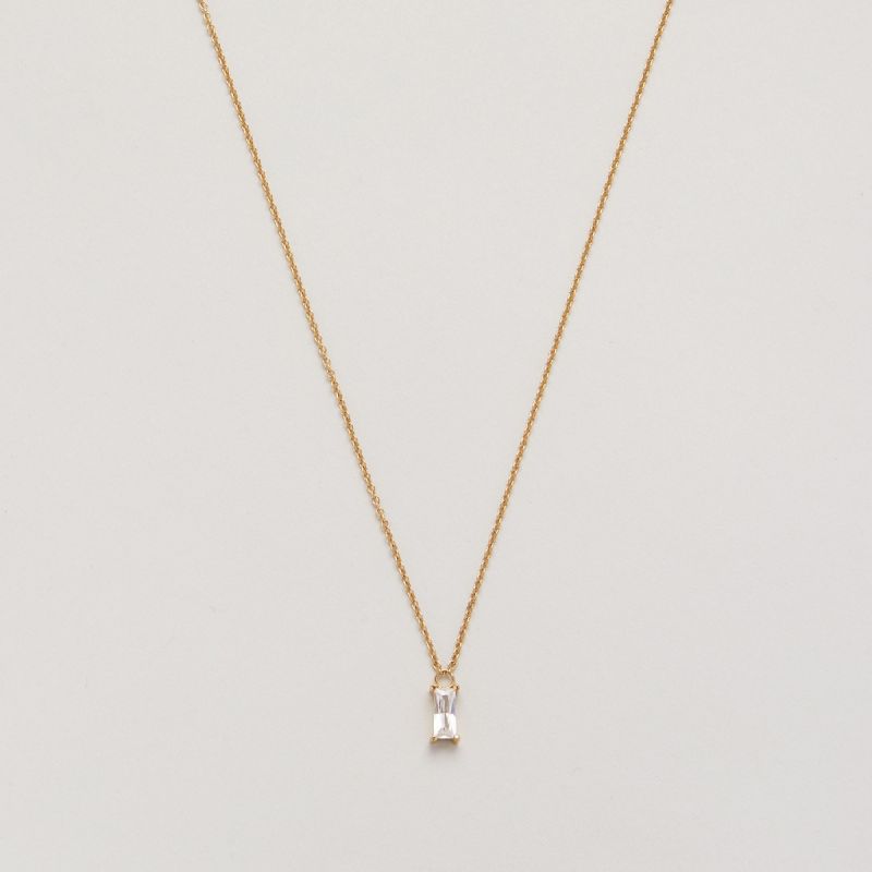 Icon solitaire necklace