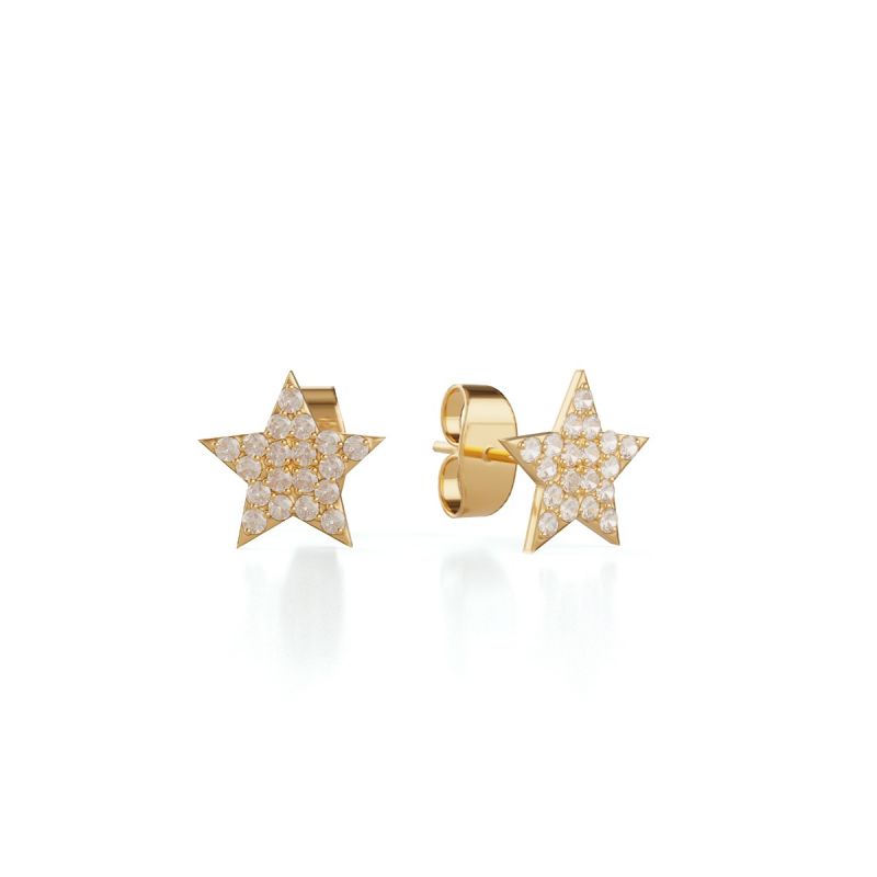 Trilogy Star ear studs