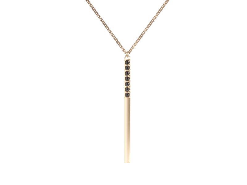 Linnea black necklace