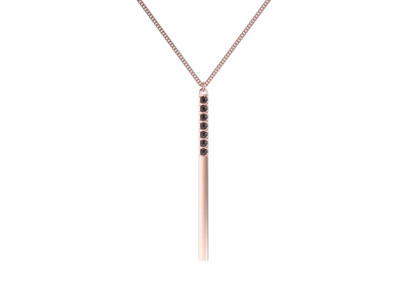 Linnea black necklace