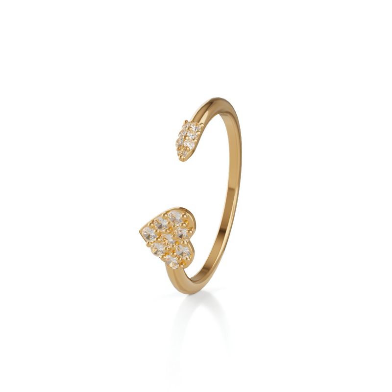 Trilogy Heart ring