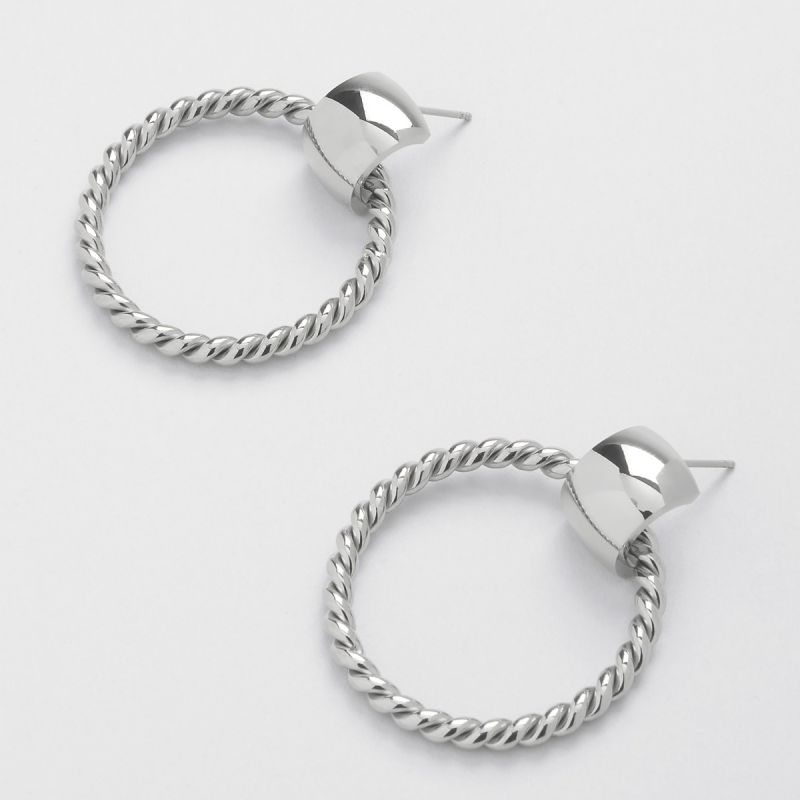 Donna twisted hoops 