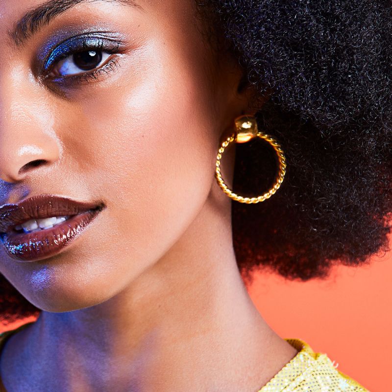 Donna twisted hoops